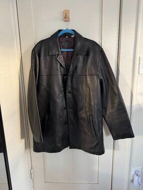 Alfani Men's Leather Jacket
